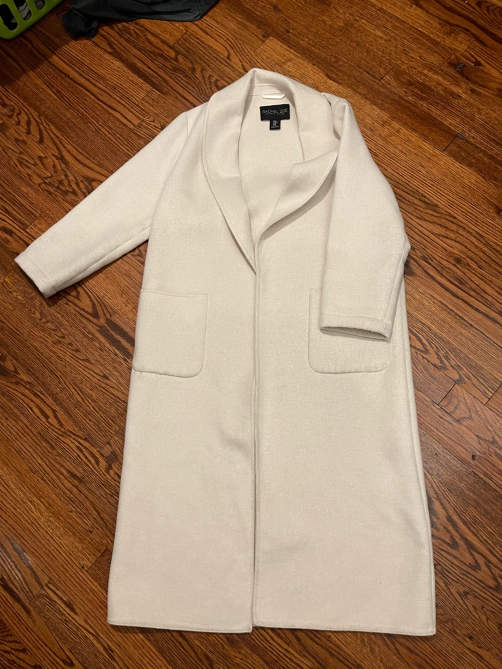 Rachel Zoe Cream Shawl Collar Coat - Medium